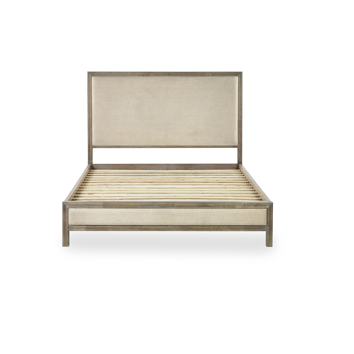 Sophie French Antique Linen & Limed Oak Bed ivory, SO'HOME