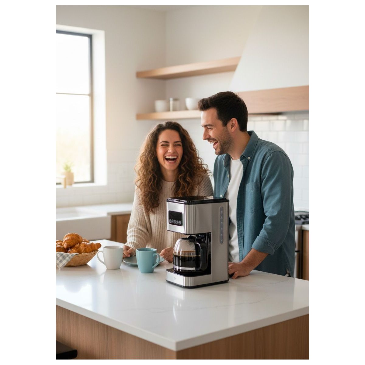 Cafetière filtre ECP4s couleur unique, ESSENTIEL B