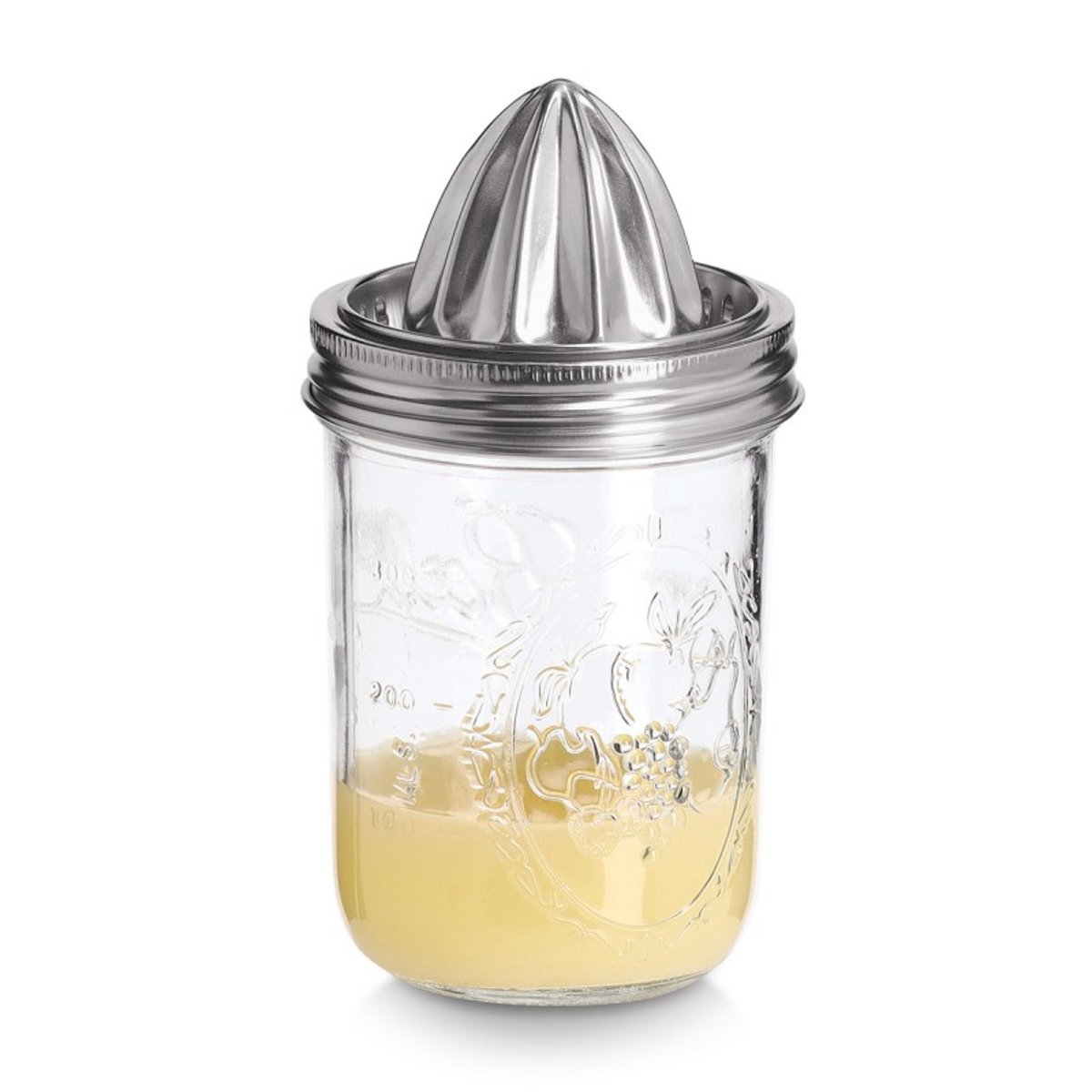 Presse-citron bocal verre 450 ml transparent, ZELLER PRESENT