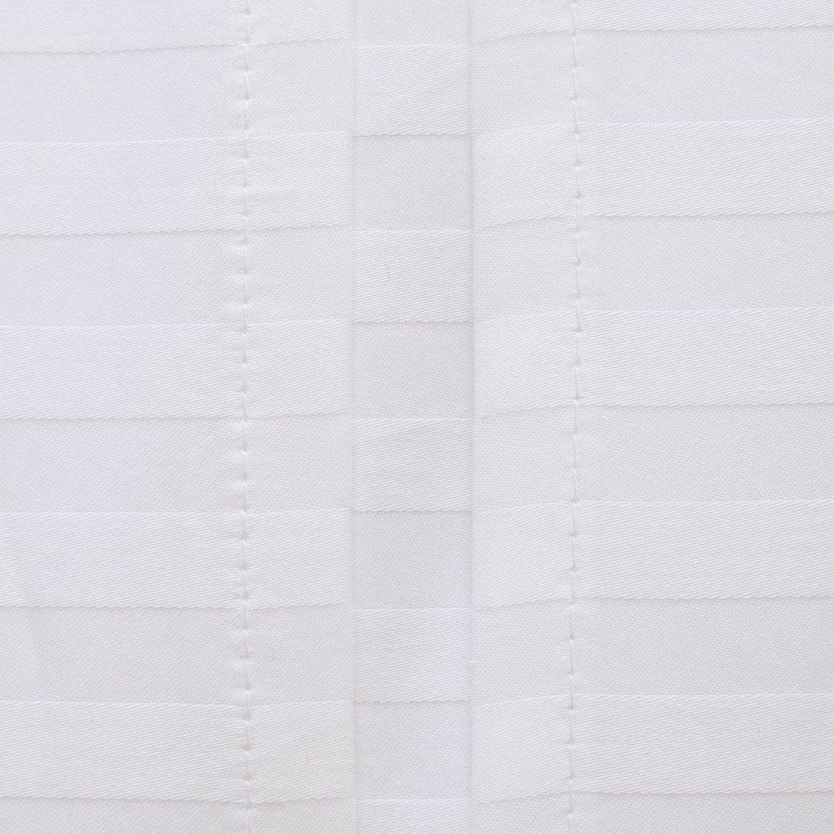 Housse de couette, satin de coton bio blanc, MONOPRIX