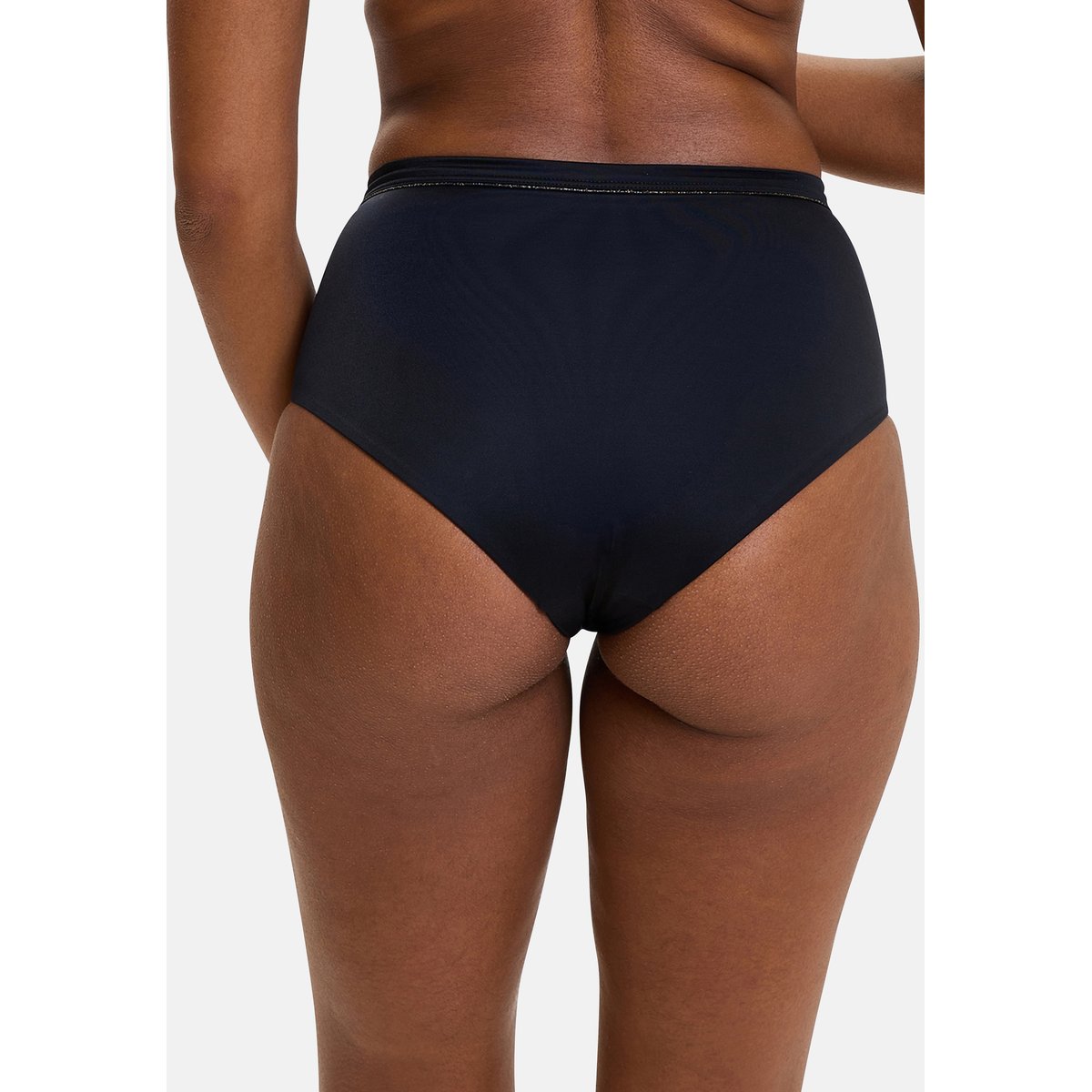 Culotte haute de bain Speekaboo noir, SANS COMPLEXE
