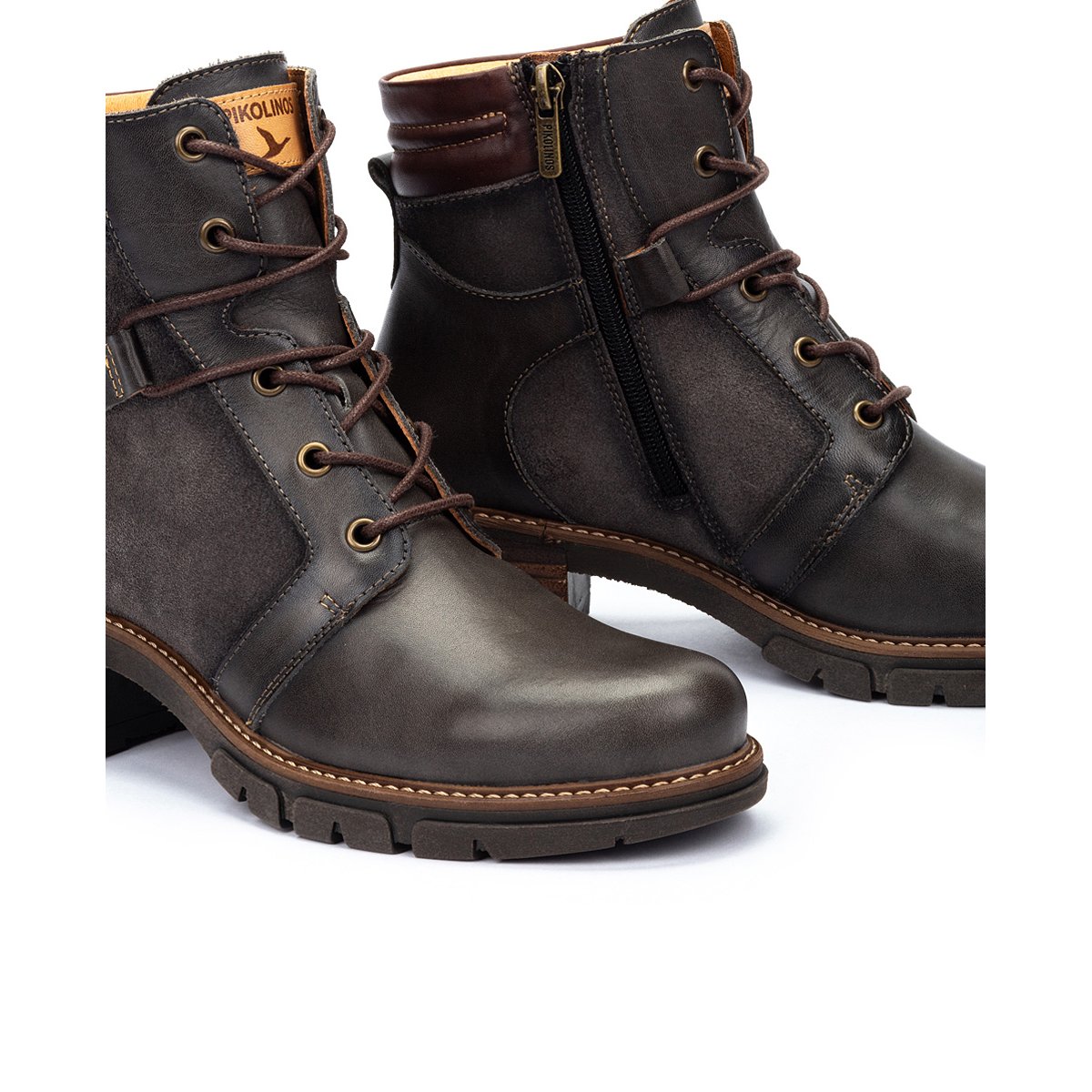 Bottines à talon cuir San Sebastia lead, PIKOLINOS