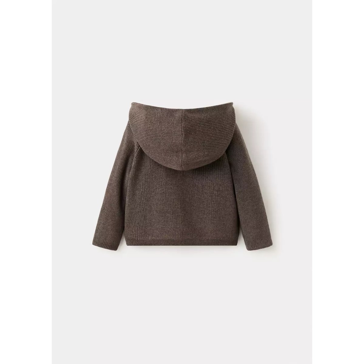 Cardigan capuche chocolat, MANGO BABY