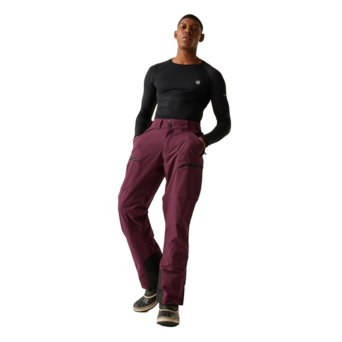 Pantalon de ski BASEPLATE rouge amarante, DARE 2B