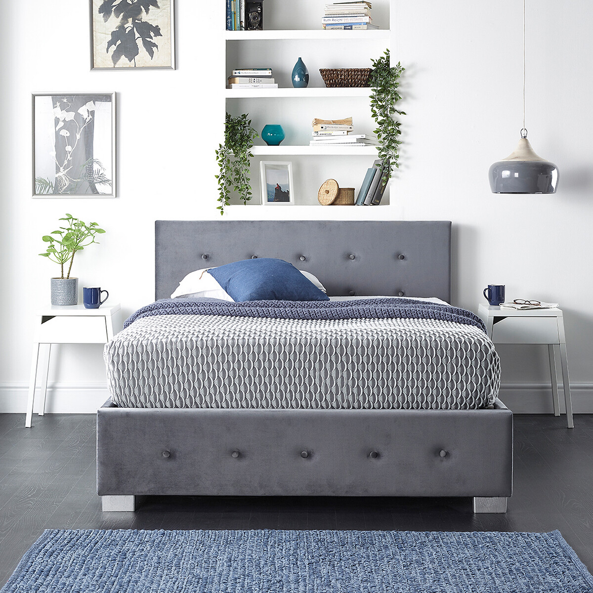 Side Opening Ottoman Storage Bed steel, ASPIRE