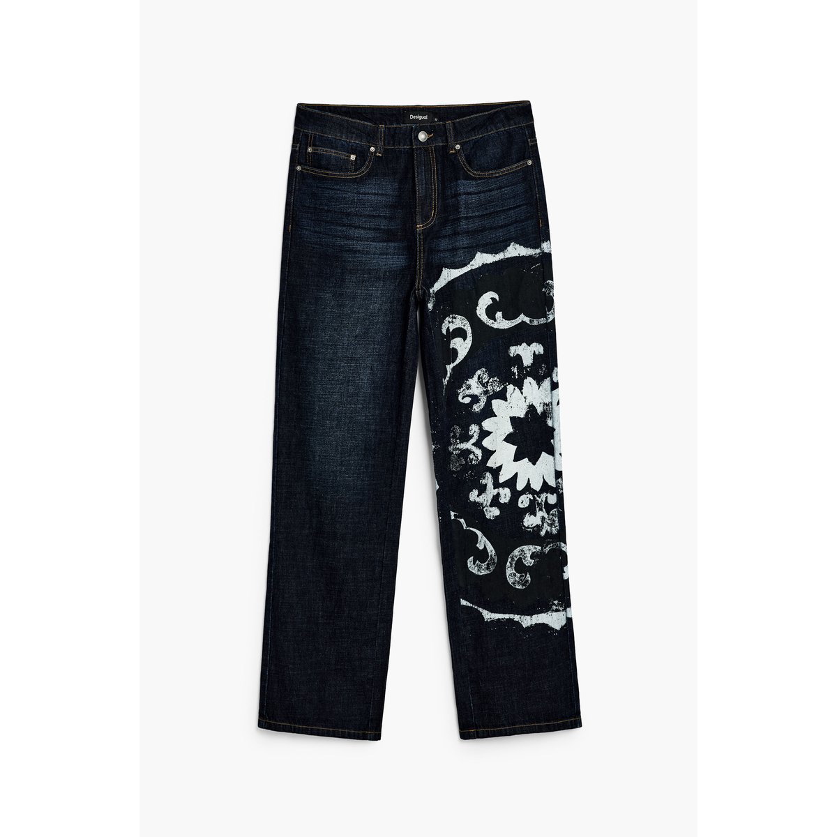 JEAN IMPRIMÉ bleu, DESIGUAL