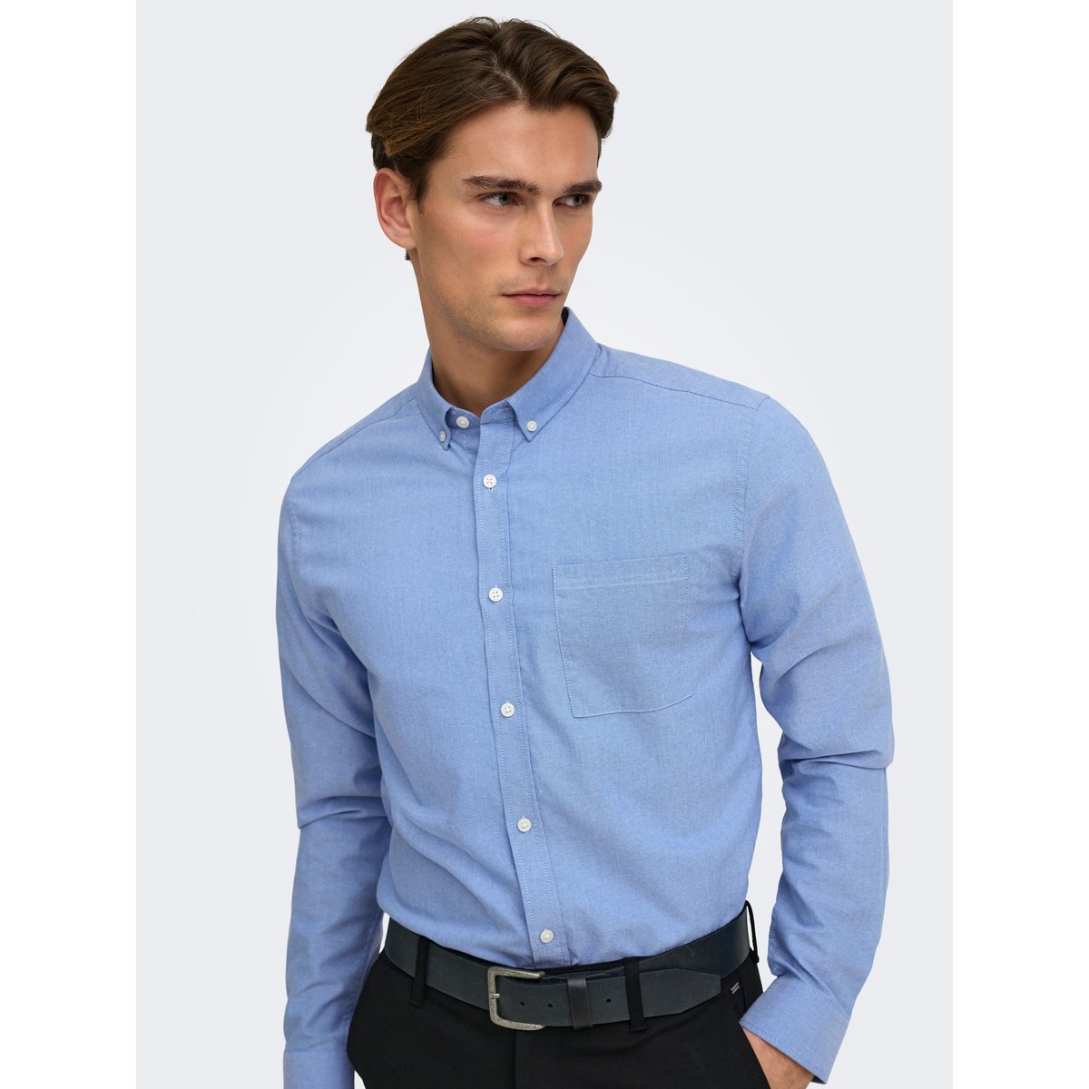 Chemise Oxford cashmere blue 3, ONLY & SONS