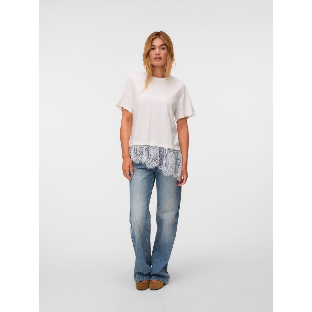 T-Shirt snow white, VERO MODA