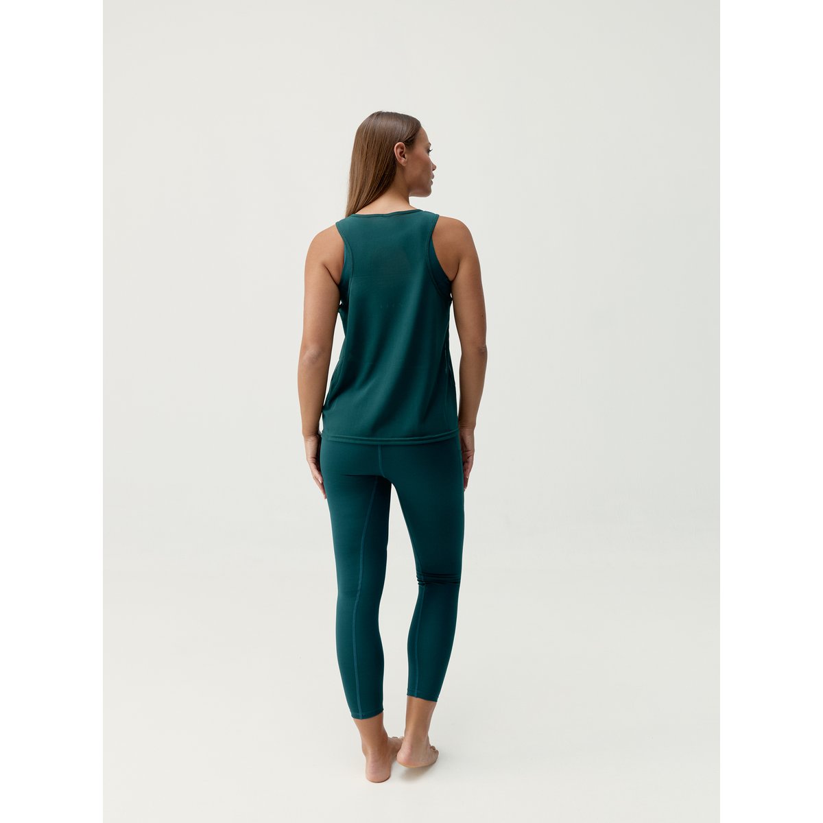 T-shirt de sport femme Bora Sans manches séchage rapide vert forêt, BORN