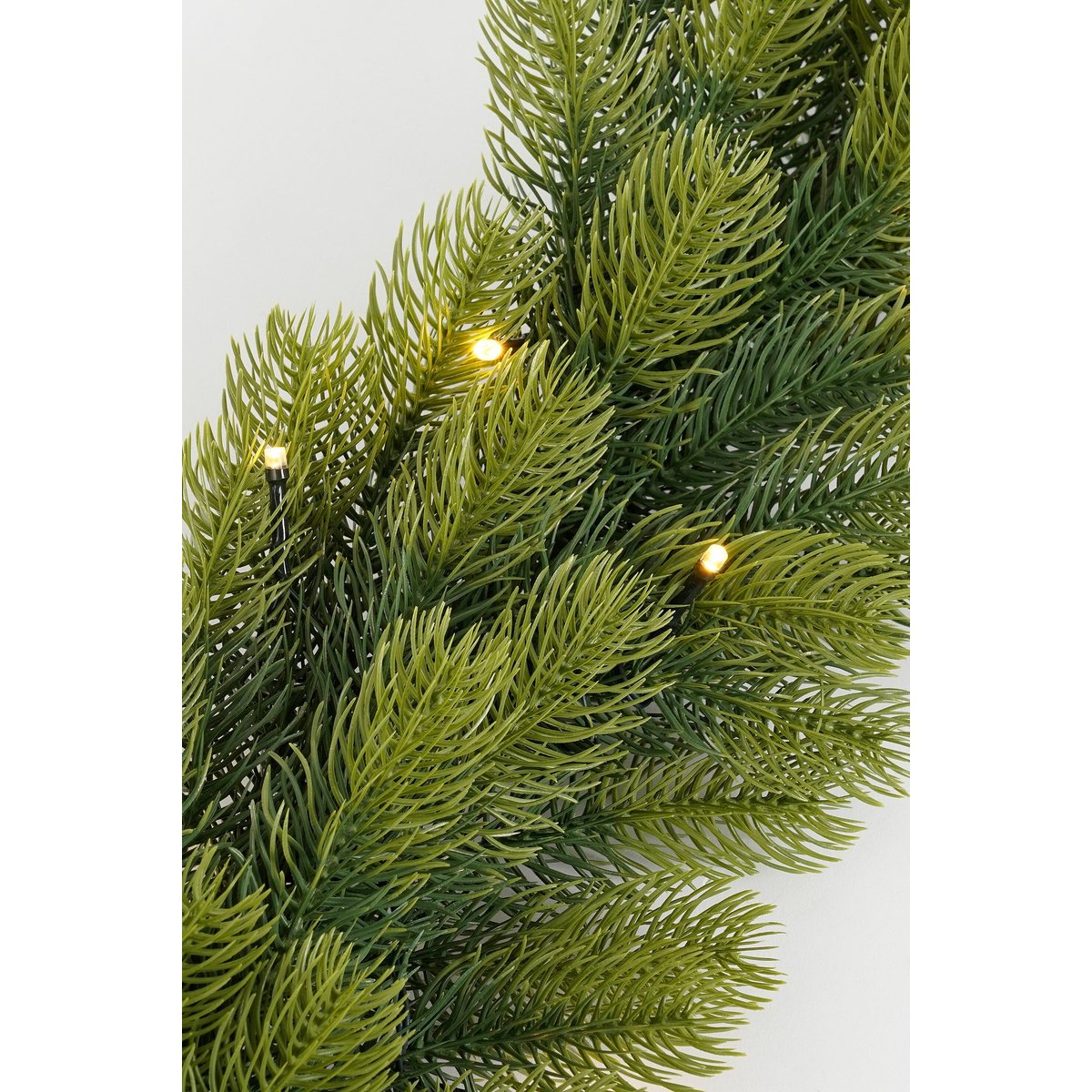 Guirlande de Noël avec LED L270 cm NAGOYA vert, BLACK BOX TREES