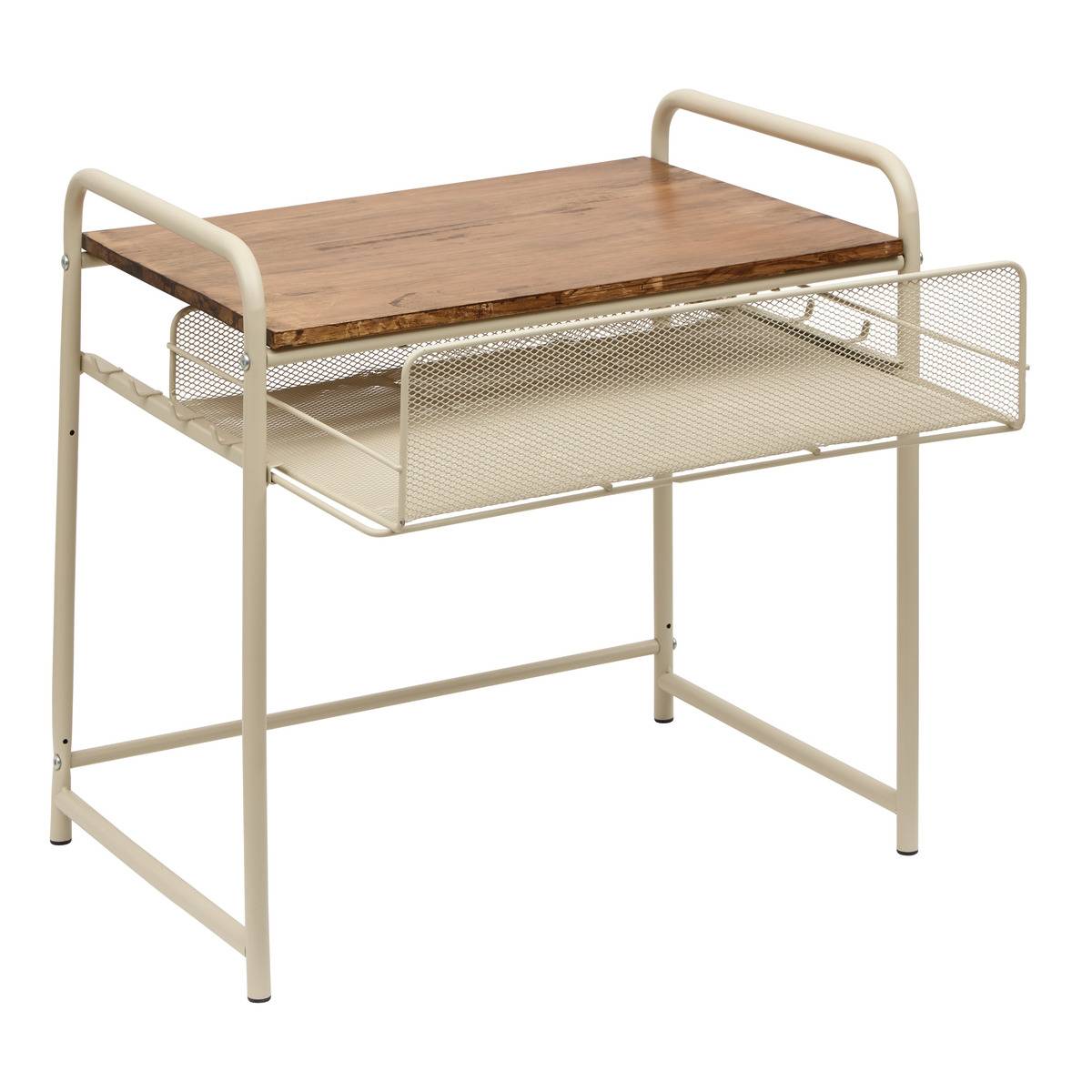 Étagère micro-ondes rectangulaire avec tiroir TELMA beige, 5FIVE SIMPLY SMART