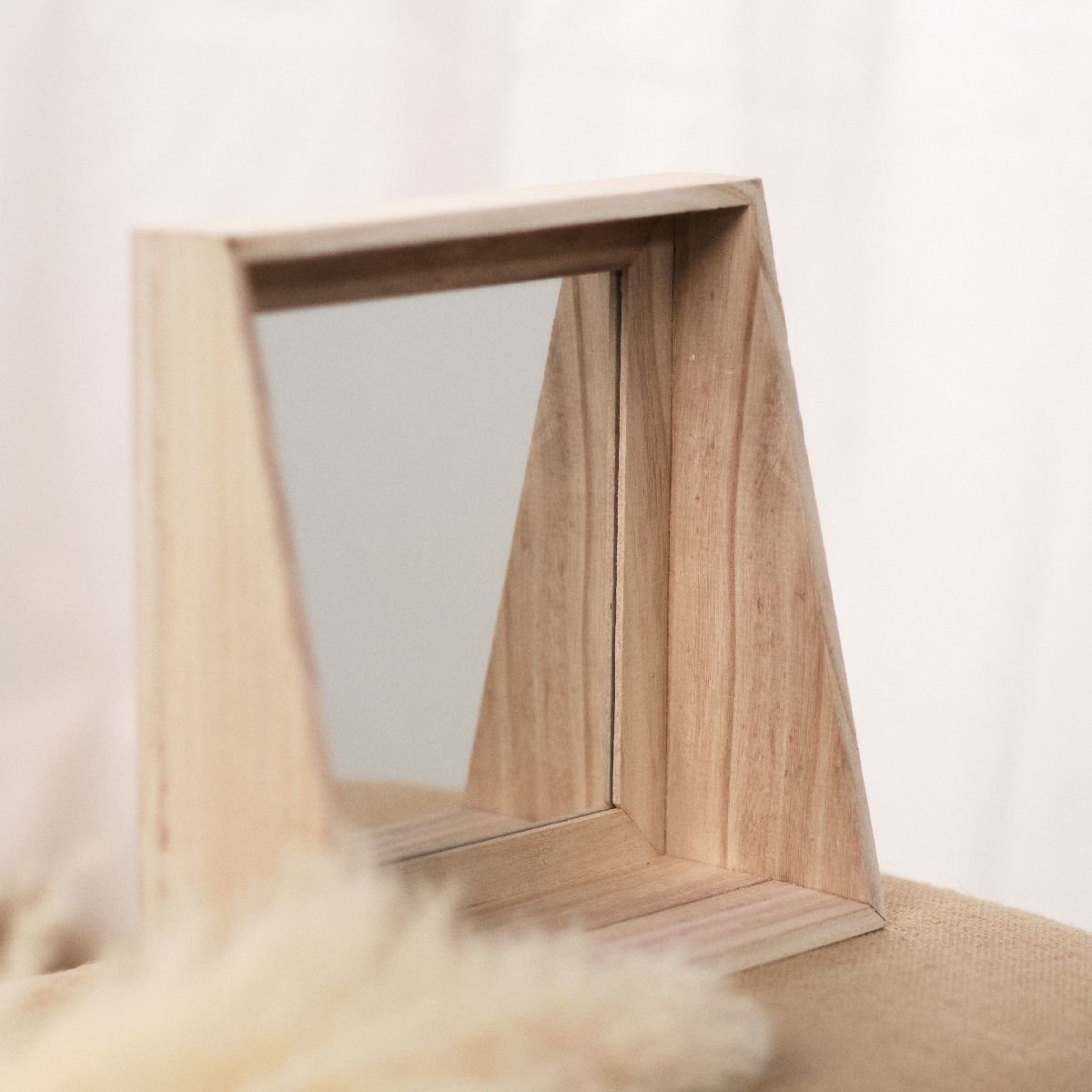 Miroir à poser rectangulaire INDIES beige, FACTORY