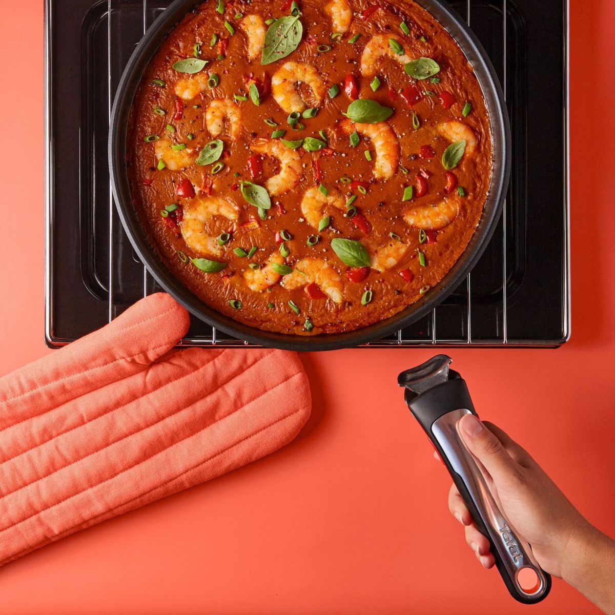 Wok Ingenio Preference L9737702 26cm acier, TEFAL
