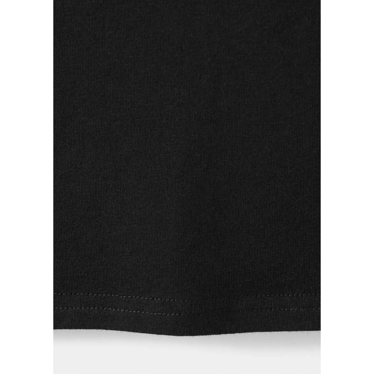 T-shirt décolleté en V noir, MANGO TEEN