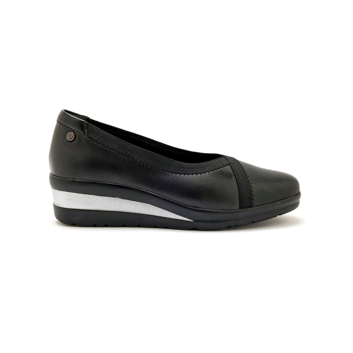 Ballerines semelle amovible noir, PEDICONFORT