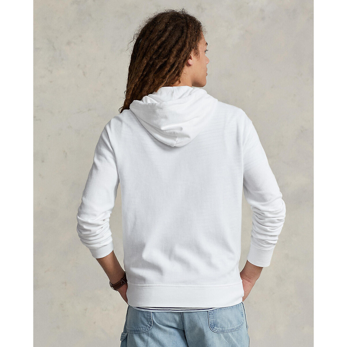 Zip-Up Hoodie white, POLO RALPH LAUREN