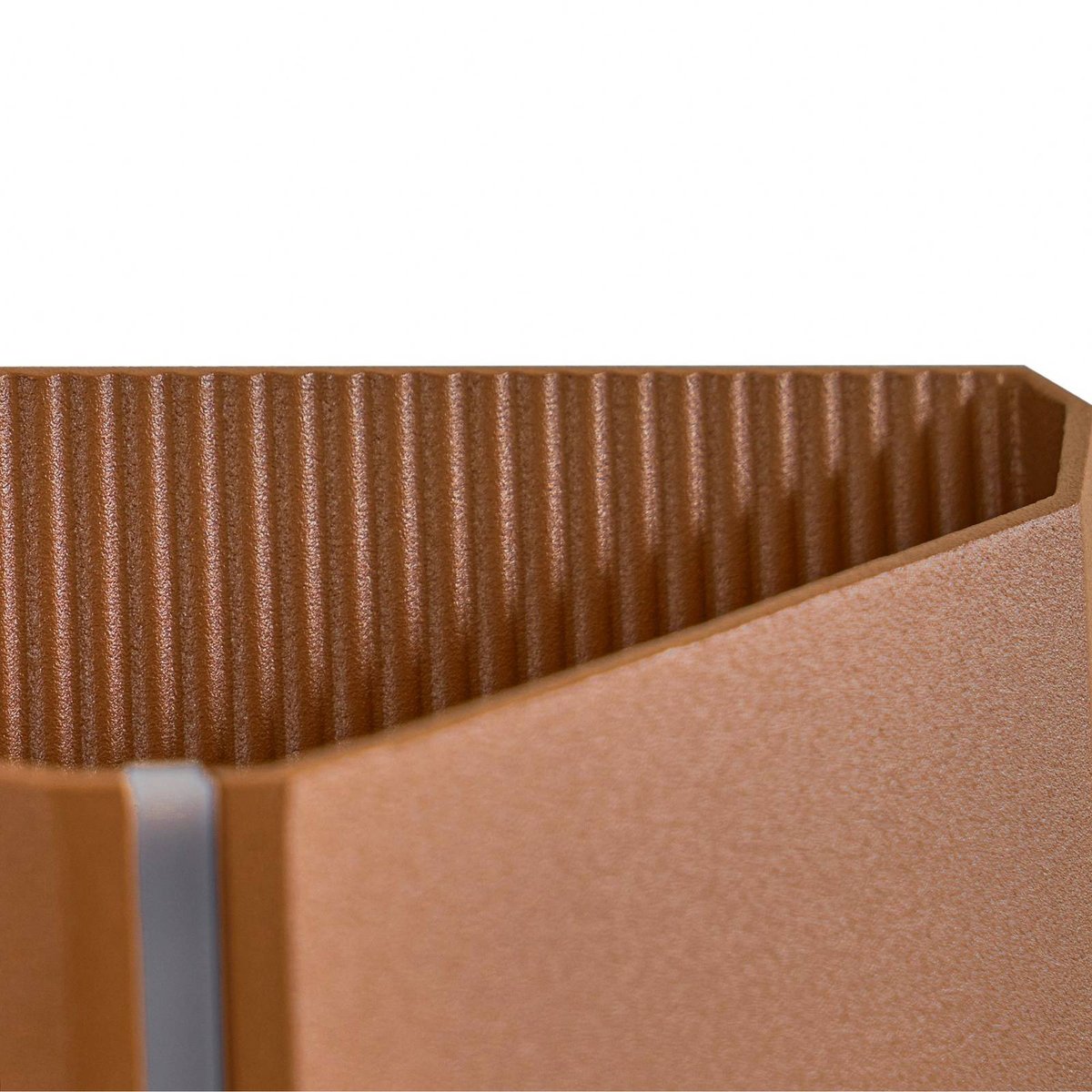 Applique extérieure en métal moderneLED marron, LINDBY