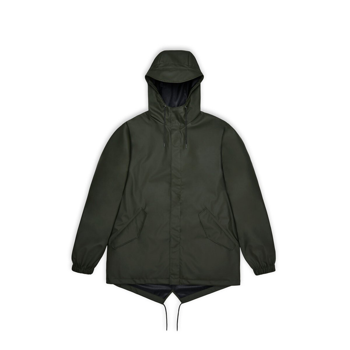 Veste imperméable capuche unisexe FISHTAIL JACKET kaki, RAINS