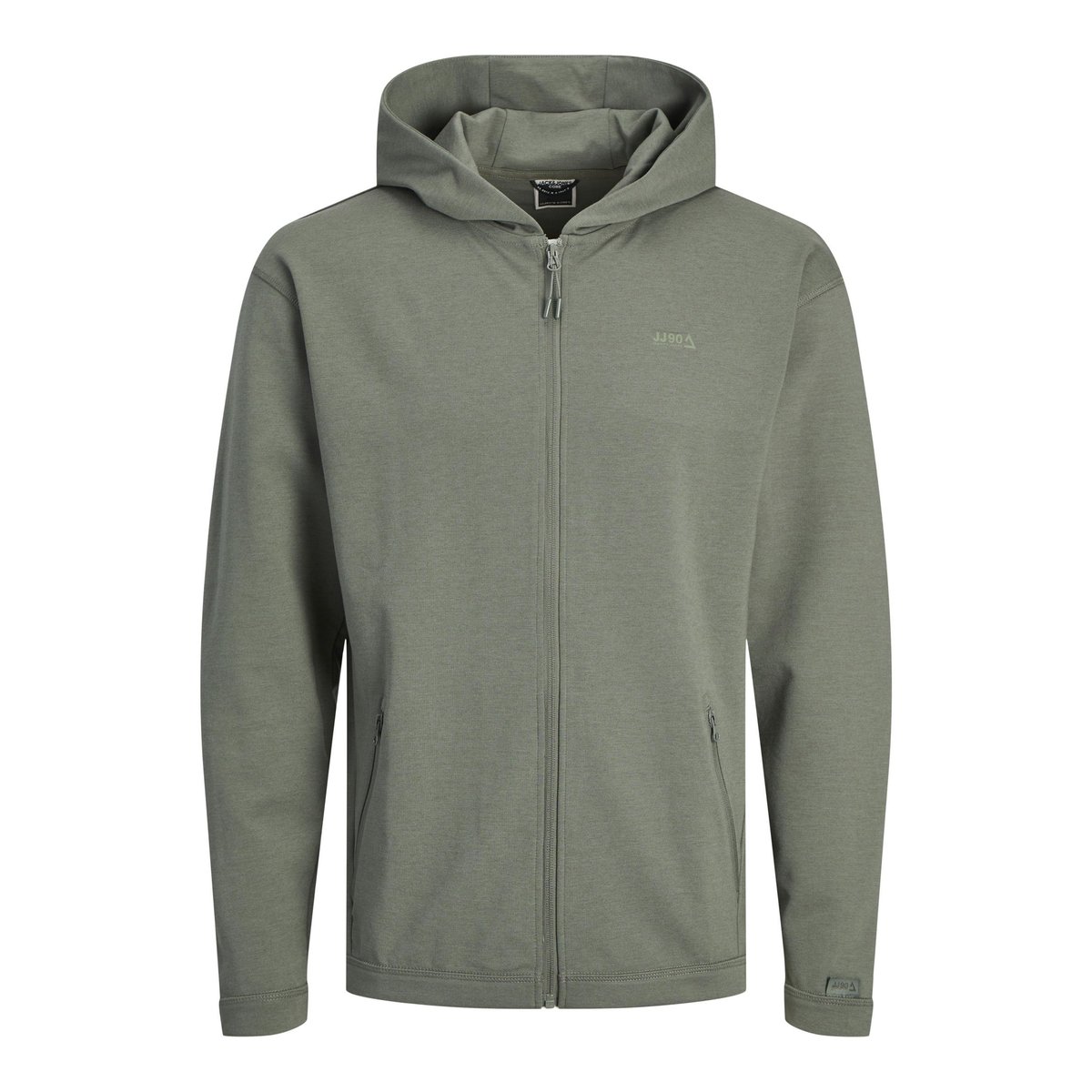 Sweat À Capuche Zippé agave green, JACK & JONES