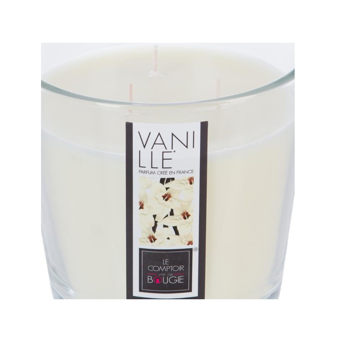 Bougie parfumée beige, ATMOSPHERA