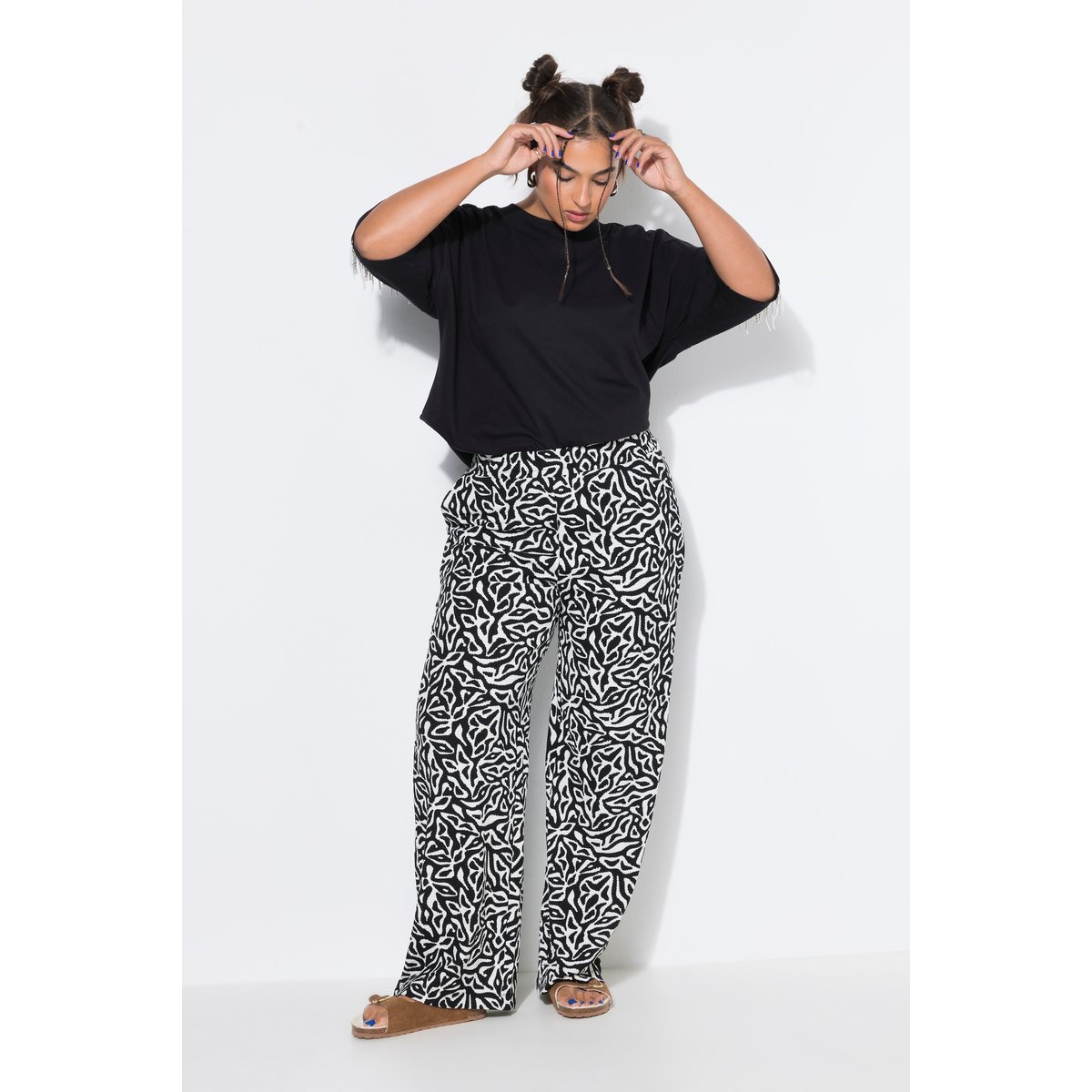 Pantalon Wide Legs noir, STUDIO UNTOLD