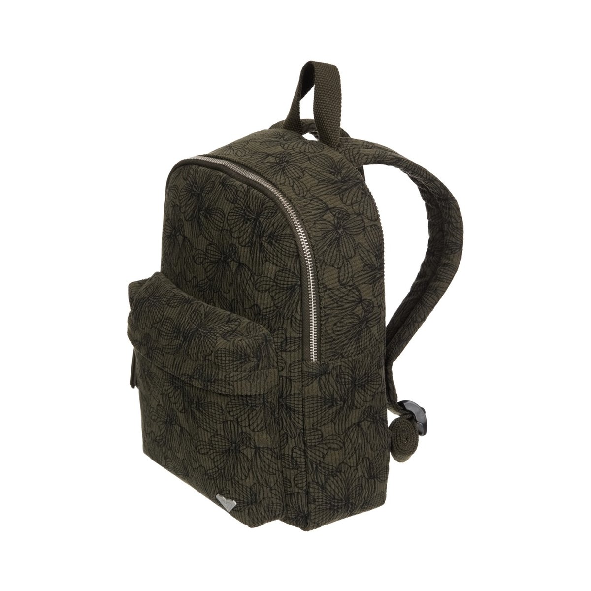 Petit sac à dos en velours côtelé SUNSET DRIFT PRINTED 8L. vert beetle, ROXY