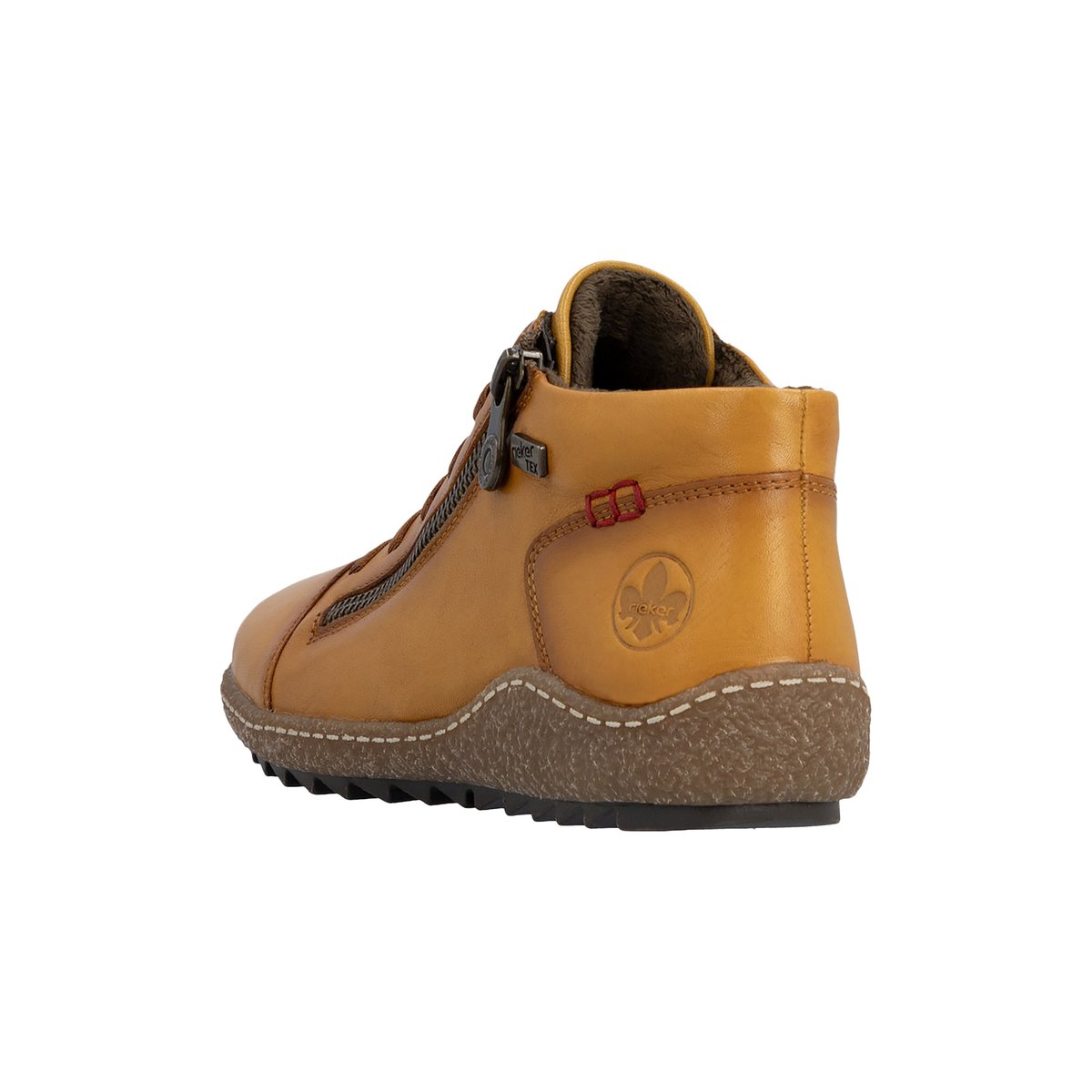 Basket Haute Cuir Rgd jaune, RIEKER