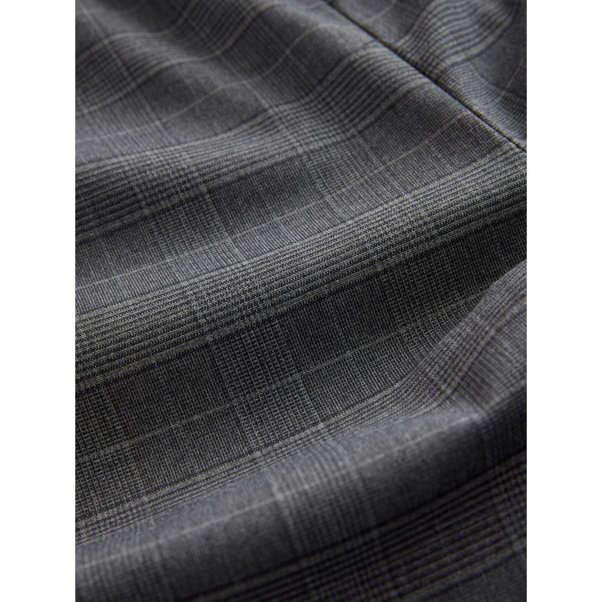 Pantalon large à rayures latérales noir/gris à carreaux, NEXT