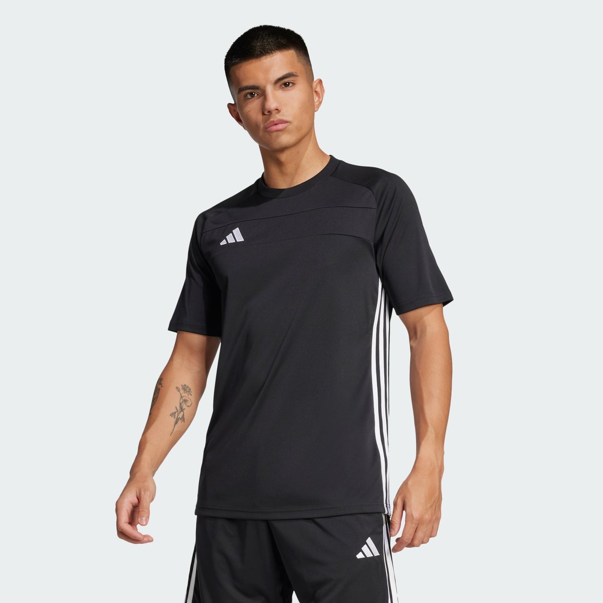 T-shirt manches courtes essentiel TIRO25 black / white, adidas Performance