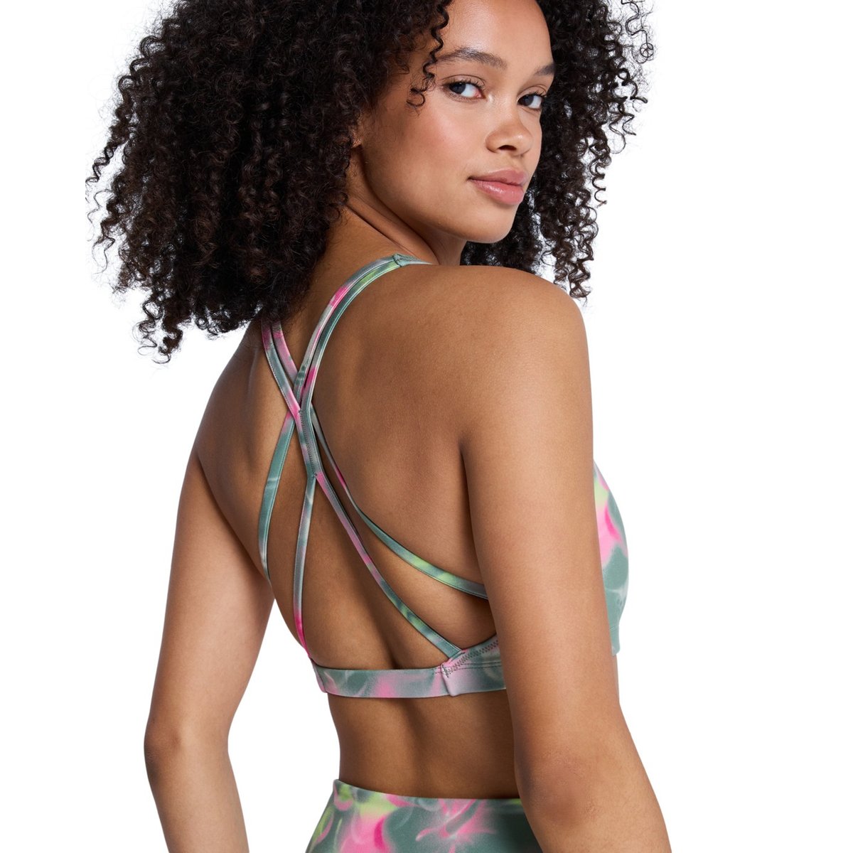 Brassière de sport HEART INTO IT PT. vert oil green all heart, ROXY