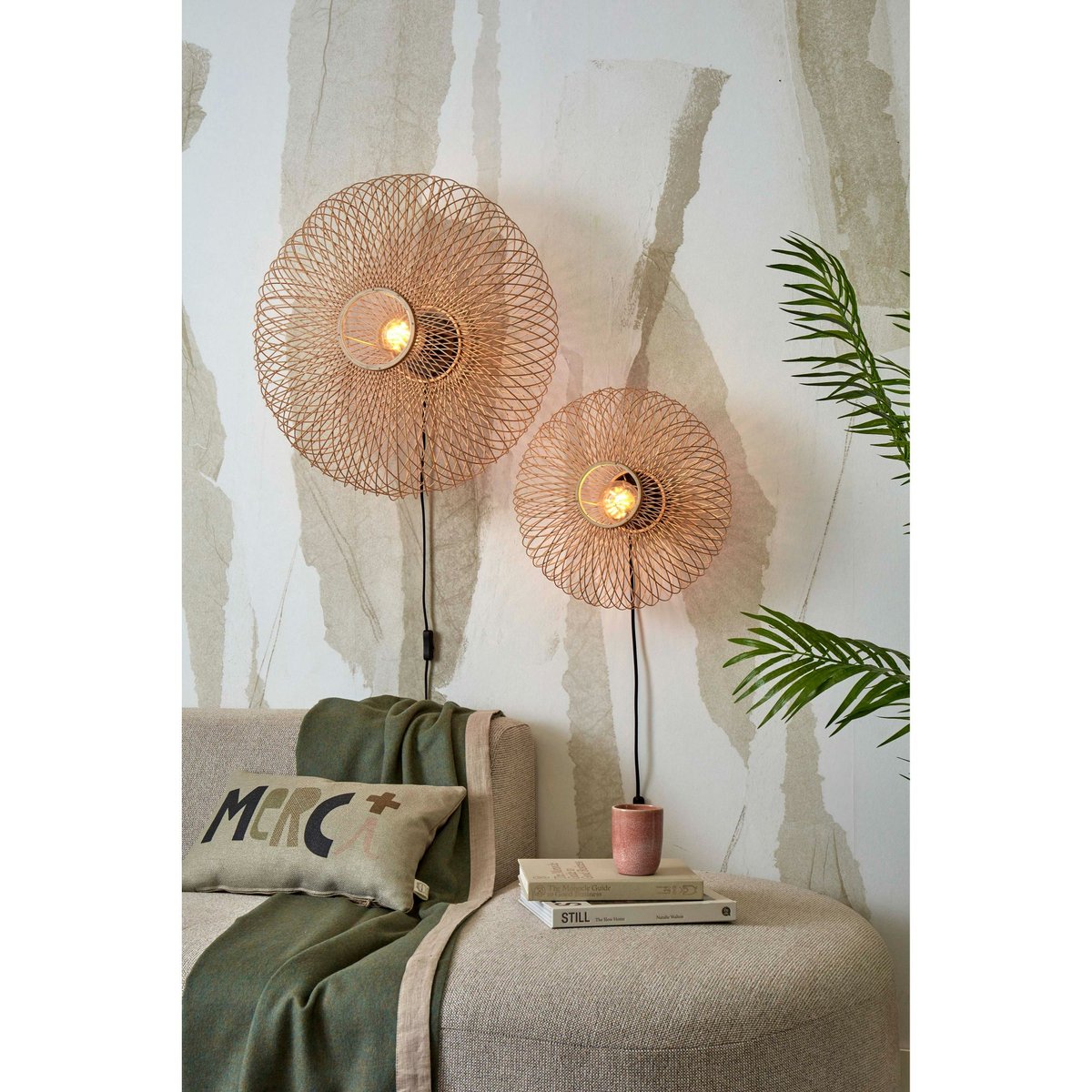 Lampe Murale Bambou CANGO naturel, GOOD & MOJO
