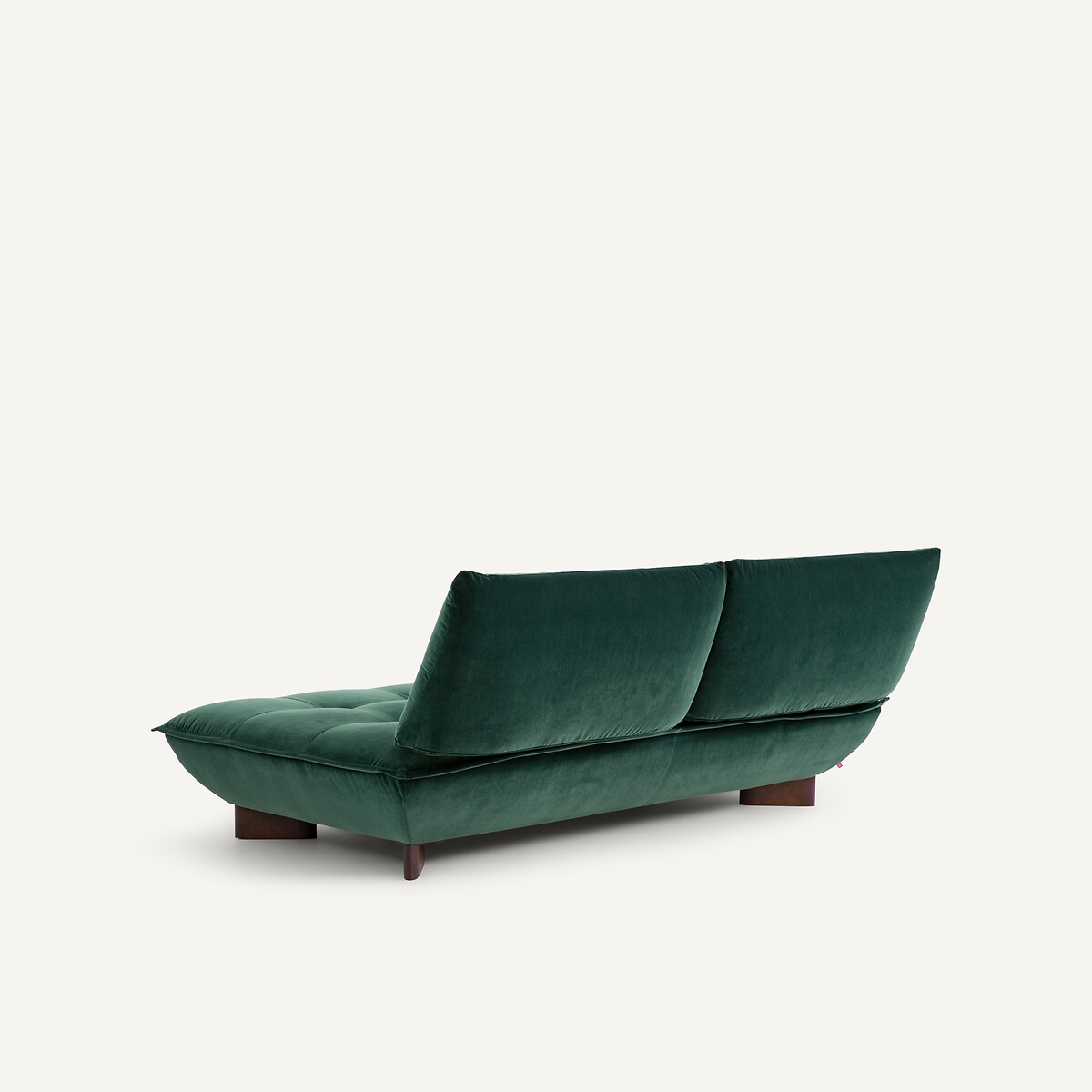 Banquette modulable en velours, KAORI vert tsar, AM.PM