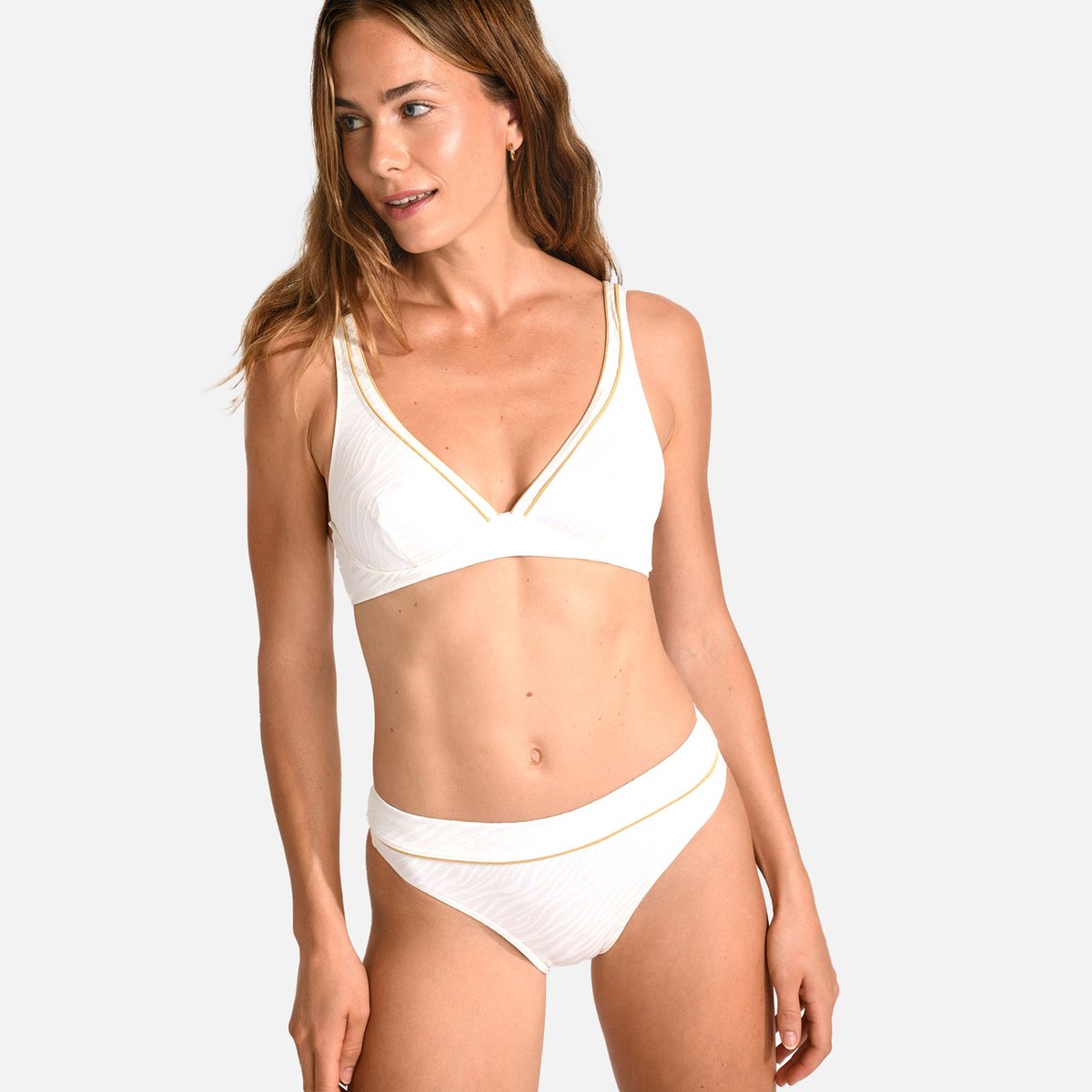 Haut de maillot armaturé Ravi - BELLEMARE ecru, LIVIA