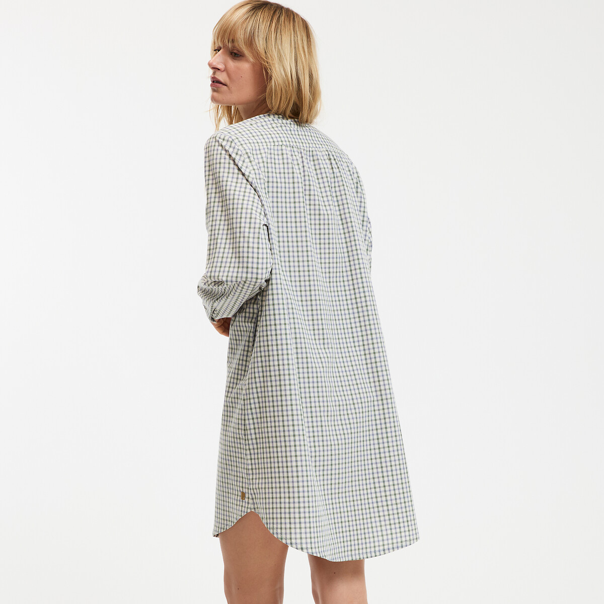 Chemise de nuit à carreaux carreaux, LA REDOUTE COLLECTIONS