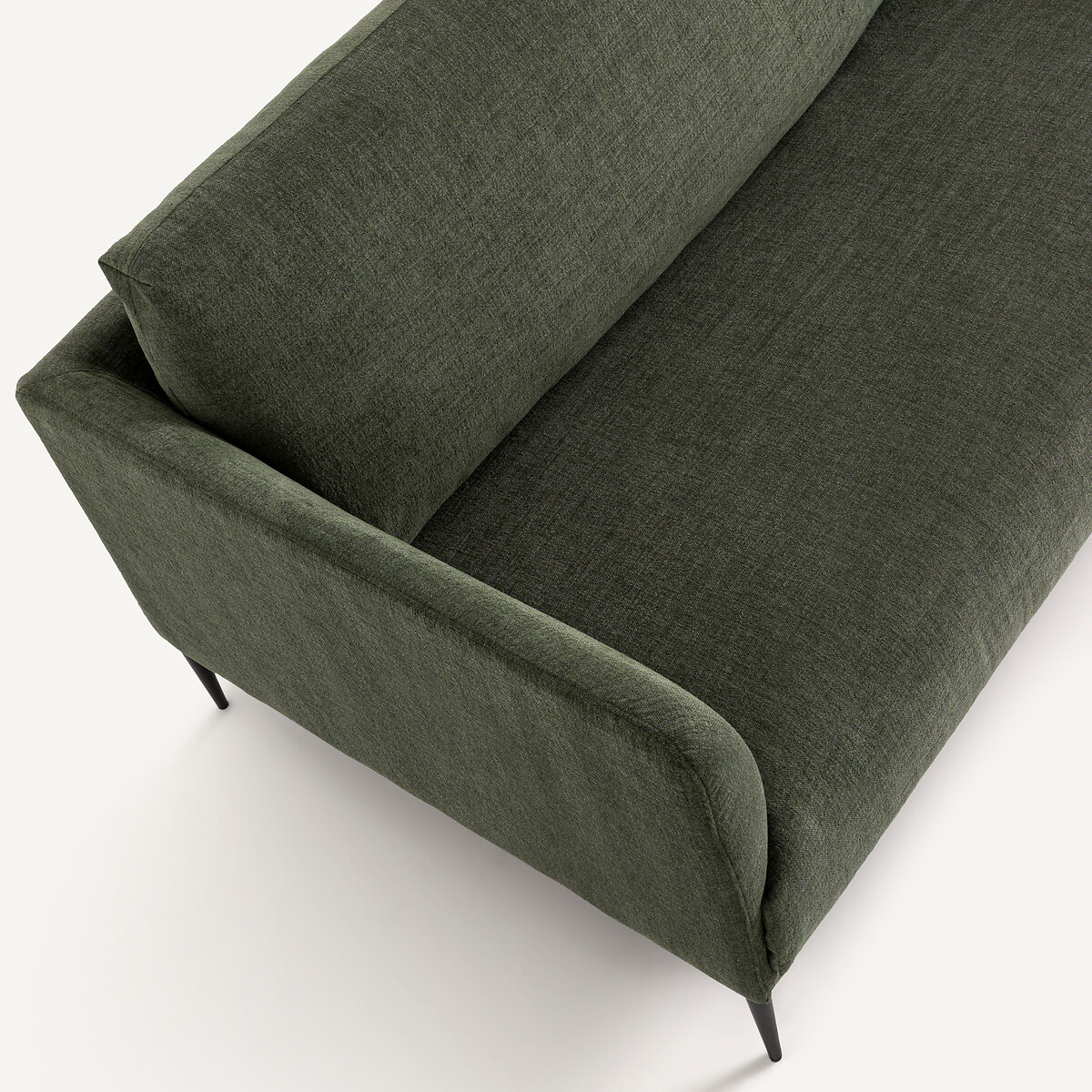2-zits zetel polyester, Oscar, ontwerp Emmanuel Gallina bosgroen, AM.PM X EMMANUEL GALLINA
