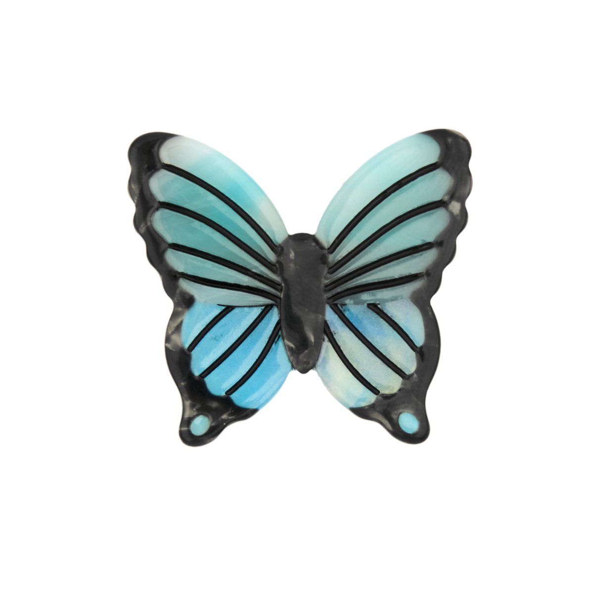 Barrette PAPILLON BLEU bleu, COUCOU SUZETTE