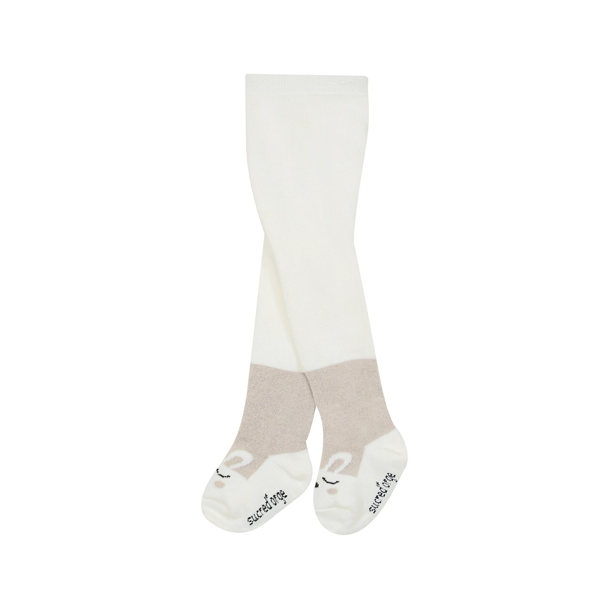 Collants sylviane tricot bebe beige, SUCRE D'ORGE
