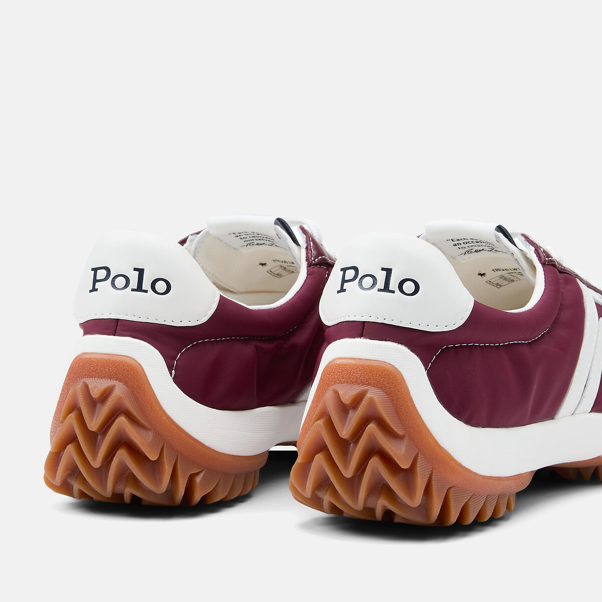 Baskets en cuir Tread Low rouge bordeaux, POLO RALPH LAUREN