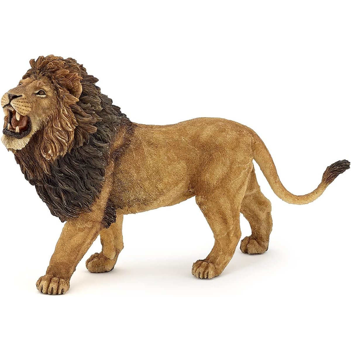 Figurine Lion rugissant marron, PAPO