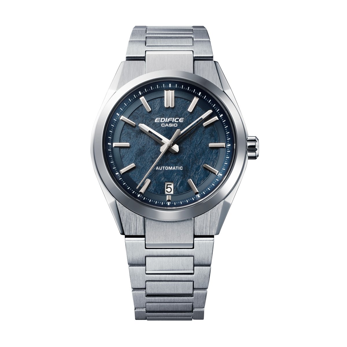 Montre Analogique EDIFICE argenté bleu argenté, CASIO