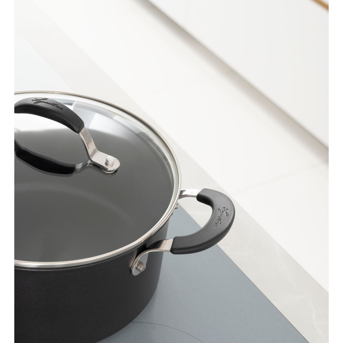 Faitout ø20 cm tempra® antiadhésif noir, LAGOSTINA