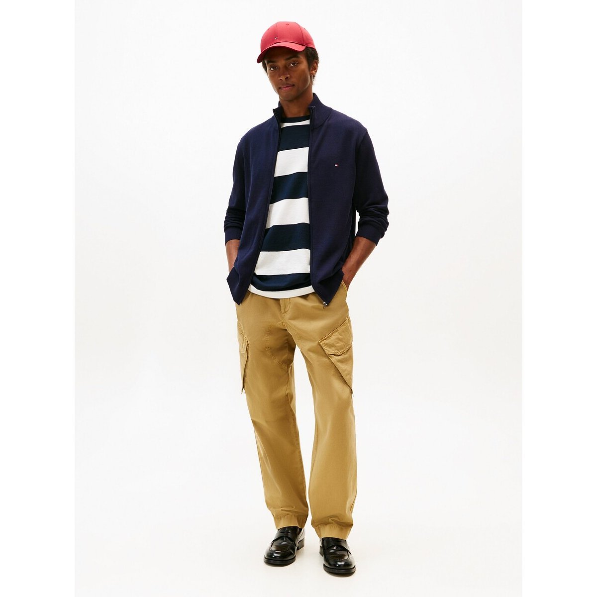 Gilet Essentiel zippé marine, TOMMY HILFIGER