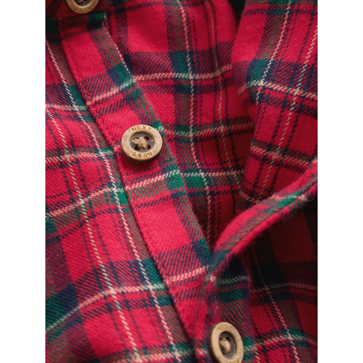 Chemise, pantalon et bretelles bébé, 3 pièces rouge à carreaux, NEXT