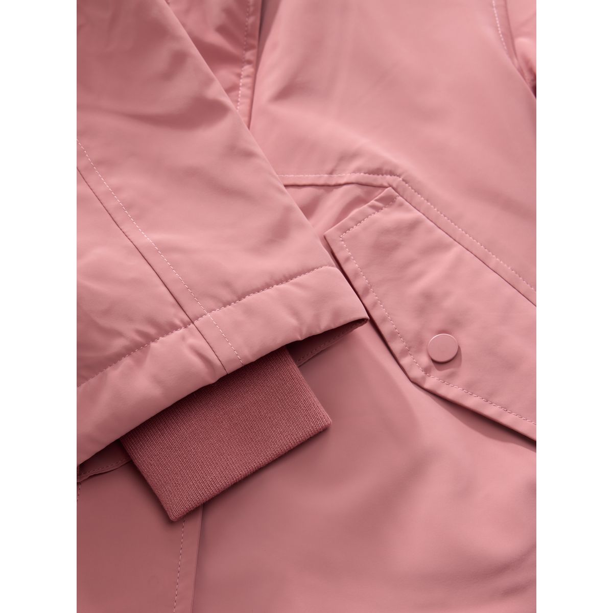 Veste déperlante doublée de imitation fourrure rose, NEXT
