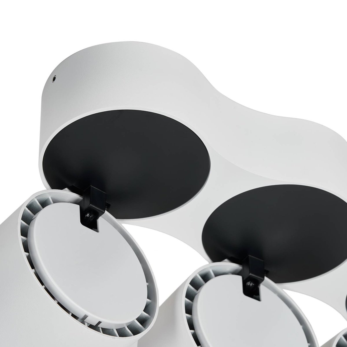 Plafonnier en aluminium moderneLED, Rotari blanc (ral 9003), ARCCHIO