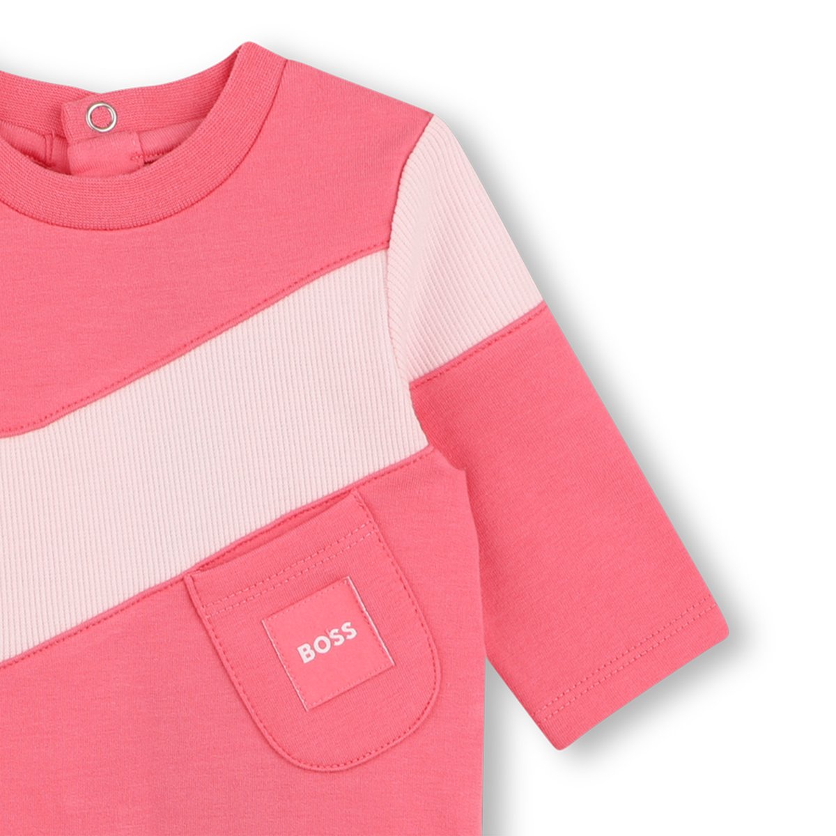 Pyjama molletoné bubblegum, BOSS KIDSWEAR