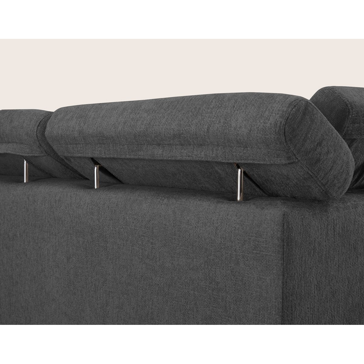 Canapé d'Angle Convertible 5 places - MARGAUX gris, BEST MOBILIER