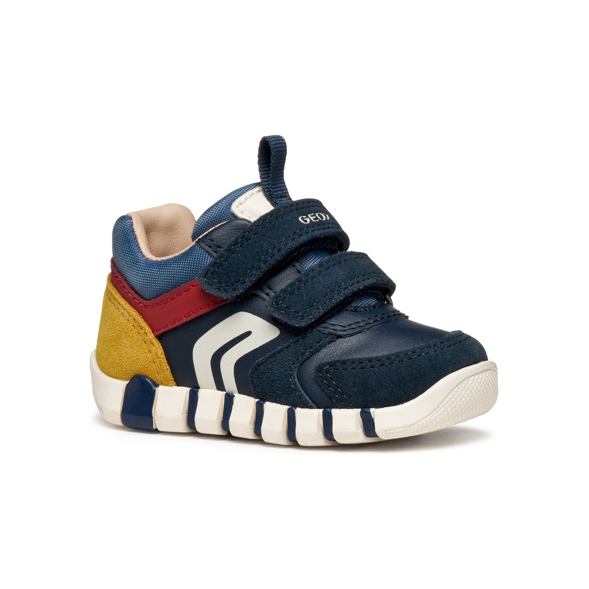Premiers Pas B IUPIDOO bleu marine/rouge foncé, GEOX