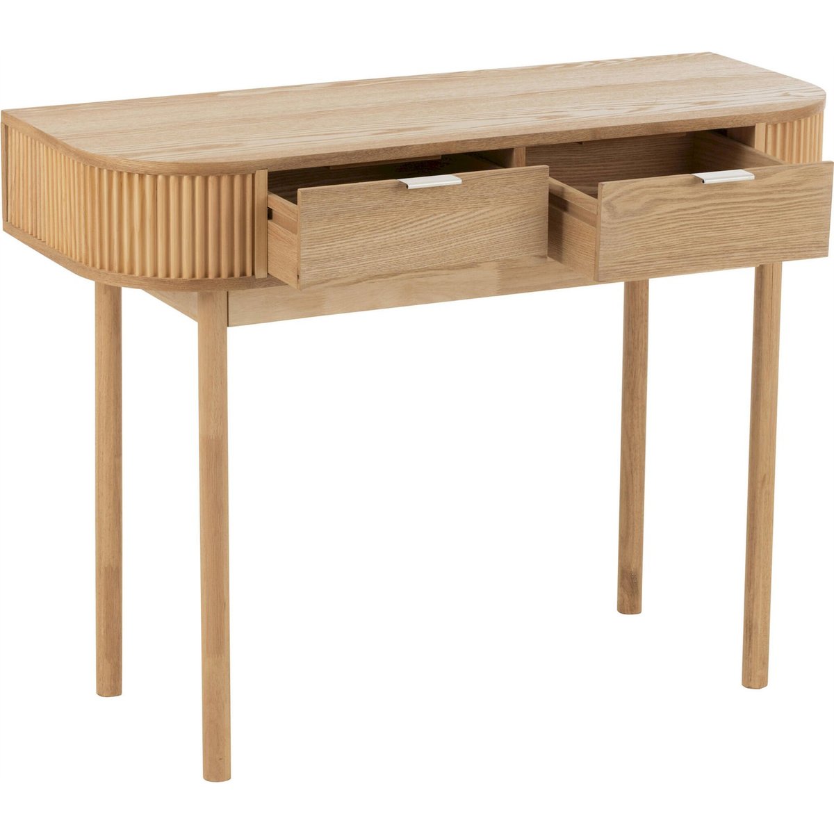 Console d'entrée en bois avec tiroirs design épuré bois naturel clair chaleureux, RECOLLECTION