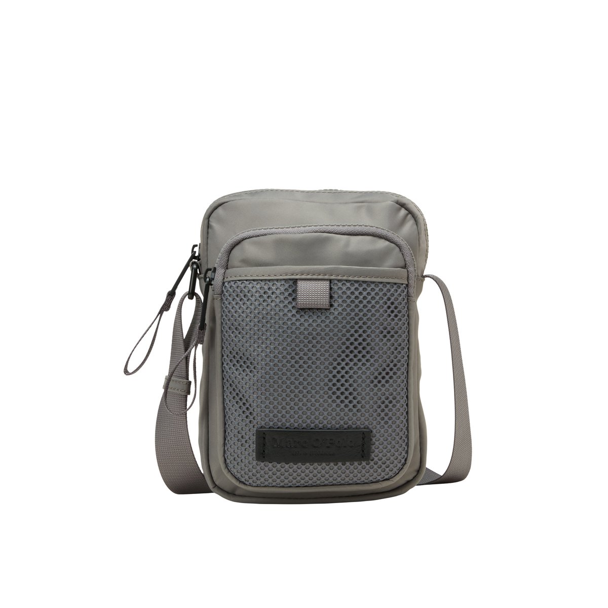 Sac à bandoulière modèle Pascal en polyamide recyclé gris, MARC O'POLO